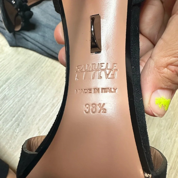 SAMUELE FAILLI SATINE SANDAL - Picture 6 of 8